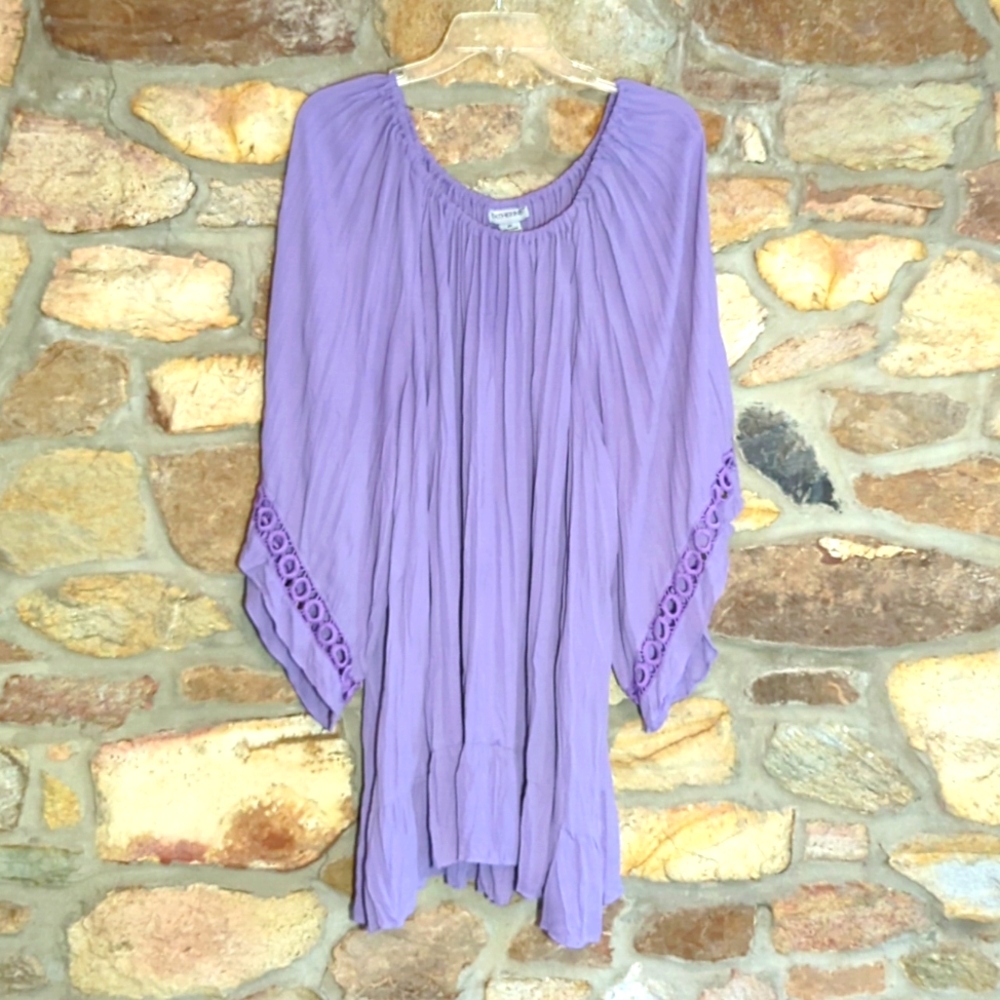 Catherine's purple loose fit tunic
